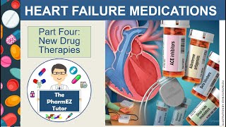 Heart Failure Medications Part Four New Drug Therapies Lecture for PharmacyStudentsamp Pharmacists [upl. by Valerlan]