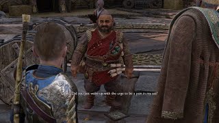 God of War Ragnarok  Durlin Warns Atreus about Odin  Secret Dialogue [upl. by Aizek]