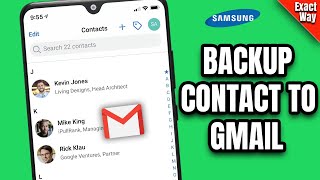 How to backup contacts on google  Full Guide [upl. by Punke]