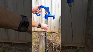 Replacing a yard hydrant PART 2 🐶💦 plumbing plumber asmr diy [upl. by Nosnhoj]