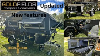 Updated Eureka lightweight camper trailer from Goldfields campers [upl. by Wallack]