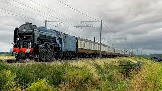 60532 Blue Peter passing through Claypole  13th July 2024 [upl. by Arielle]