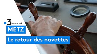 Cest le retour des navettes fluviales à Metz [upl. by Dambro677]