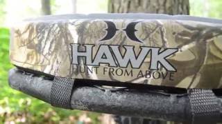 Hang on tree stand review quothawk tree standsquot [upl. by Abeh]