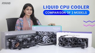 Liquid CPU Cooler Comparison of 3 Models [upl. by Tarrance]