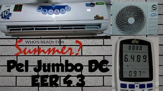 Pel Jumbo DC Inverter  15 ton  Starting amp running Amperes on  ECO mode [upl. by Arataj828]