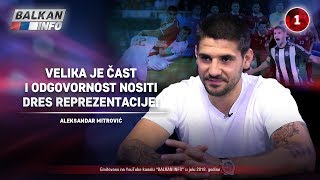 INTERVJU Aleksandar Mitrović  Velika je čast i odgovornost nositi dres reprezentacije 2972018 [upl. by Alleras]