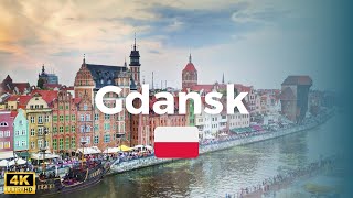 Gdansk Poland Walking Tour 🇵🇱  July 2023  4K 60fps UHD [upl. by Hewe85]