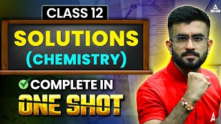 SOLUTIONS in 1 Shot  All Concepts Covered  Class 12 Chemistry  Nitesh Devnani [upl. by Atnahc681]