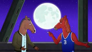 BoJack Horseman  BoJack talks to Secretariathis dad Season 6 Episode 15 [upl. by Anyzratak]