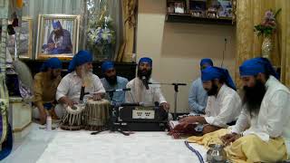 Neeldhari Kirtan  Asa Di Vaar in Hazuri of Sambhi Wale Maharaj Ji in Thailand 1072018 [upl. by Sissy]