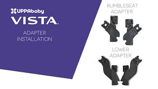 UPPAbaby Vista Stroller  Attaching the RumbleSeat Adapters  Lower Adapters [upl. by Ploch594]