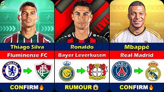 New CONFIRMED and RUMOUR Summer Transfers News 2024 🤪🔥 FT Ronaldo Mbappe Thiago [upl. by Hartmann]