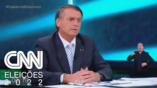 Jair Bolsonaro responde pergunta sobre o orçamento secreto  CNN BRASIL [upl. by Bega]