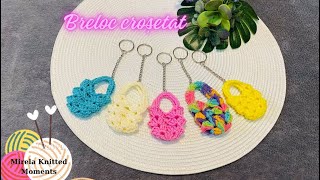 Cel mai simplu model de breloc crosetat se lucreaza in doar 10 minutecrochettutorial trucuri [upl. by Treblah364]