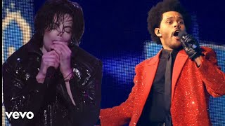 Michael Jackson Ft The Weeknd Blinding Lights Live IA [upl. by Nirrep]