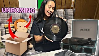 Victrola Journey Bluetooth Record Player  UNBOXING [upl. by Suoivatram528]