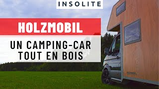 Un campingcar tout en bois présenté au salon de Düsseldorf [upl. by Rema]