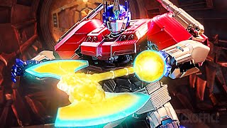 Orion Pax se convierte en Optimus Prime  Transformers Uno  Clip en Español [upl. by Ahseyn237]