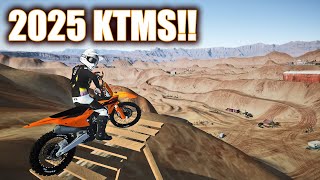 RIDING THE ALL NEW 2025 KTMS SO SICK MX BIKES [upl. by Llecrup516]