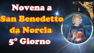 🔴Novena a San Benedetto da Norcia  5° Giorno 🙏🙏🙏💖 [upl. by Hahcim]