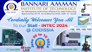 BIT in INTEC 2024  CODISSIA Coimbatore [upl. by Klug]