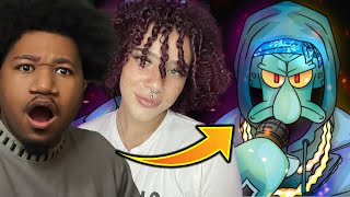 GLORB  Trendsetter Official Audio REACTION  SQUIDWARD WENT OFF🔥 [upl. by Cnahc851]