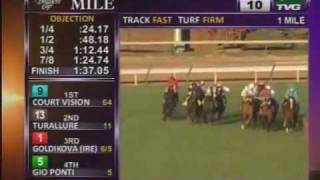 2011 Breeders Cup Mile  Court Vision [upl. by Aerbua]