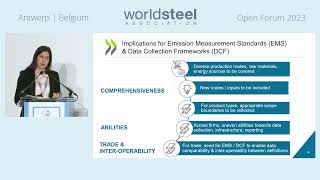 Climate policy implementation  Open Forum 2023  worldsteel [upl. by Erodaeht]