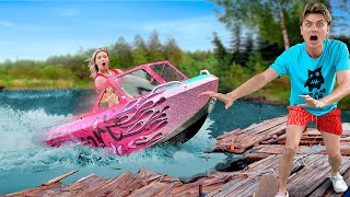 THIS is HOW I CRASHED CARTER SHARERs mini JET BOAT [upl. by Ebocaj192]