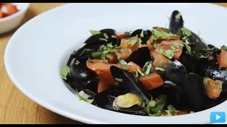 Moules aux tomates et au piment  Recette Eat Better Challenge [upl. by Streeter]