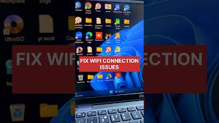 How to fix WiFi connection issue in your windows pclaptop pctipsandtricks shorts [upl. by Sylas]