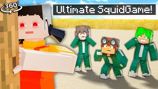 The ULTIMATE SQUID GAME in Minecraft VR 360 [upl. by Hearsh344]