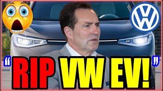 NO WAY OUT Volkswagen Cant Sell EVs Anymore [upl. by Aicirpac]