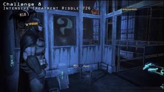 Batman Arkham Asylum  Intensive Treatment Riddlers Challenges [upl. by Aihsoj113]