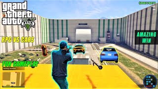 GTA V  Amazing Win in RPG vs CARS Gameplay [upl. by Chema]