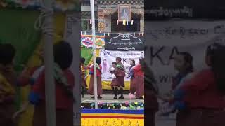 Jigme Y Wangdi dancing on the 1st Nov 2024 The Coronation Day of The Great Fifth Druk Gyalpo [upl. by Cavill]