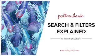 Search amp Filters Explained  Online Textile Design Studio  Pattern  Surface Pattern [upl. by Orsola]