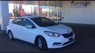 2016 Kia Forte LX  In Depth Walk Around  Sherwood Park Hyundai [upl. by Darleen68]