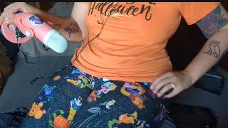 ASMR fabric scratching Halloween edition🎃🖤⚰️👻 [upl. by Inaoj539]