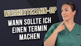 WeisheitszahnOP Der beste Zeitpunkt für deine OP [upl. by Lucila176]