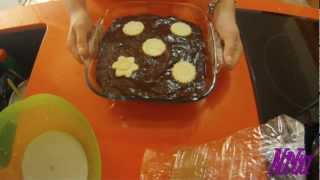 TARTA DE GALLETAS  con natilla y chocolate sin azúcar [upl. by Fullerton]