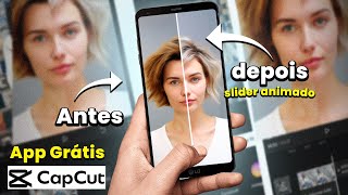 CAPCUT COMO FAZER VÍDEO TRANSIÇÃO ANTES E DEPOIS  Tutorial no Celular App Capcut [upl. by Girand]