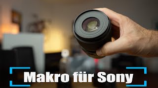 Tamron 90mm Makro Objektiv für Sony im Test [upl. by Olmsted812]