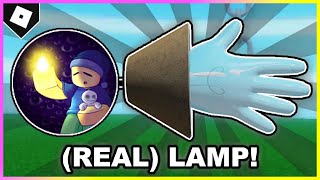 How to ACTUALLY get LAMP GLOVE  quotFriend of the Darkquot BADGE in SLAP BATTLES ROBLOX [upl. by Merrow]