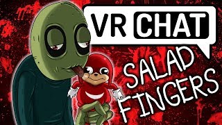 VRchat Salad Fingers needs his SPOONS [upl. by Attenaz]