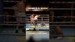 The BEST KNOCK OUT in BOXING 2024 Hughes vs Antonas trending boxing knockoutpower knockoutpower [upl. by Lawley]