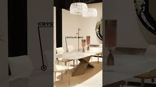 Tyron Crystalart by Cattelan Italia  Modern Dining Tables  CASANOVA Furniture [upl. by Garneau806]