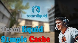 Team Liquid s1mple playing CSGO Faceit on Cache twitch stream [upl. by Oflodur]