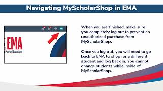 Navigating MyScholarShop in EMA [upl. by Ocsisnarf]